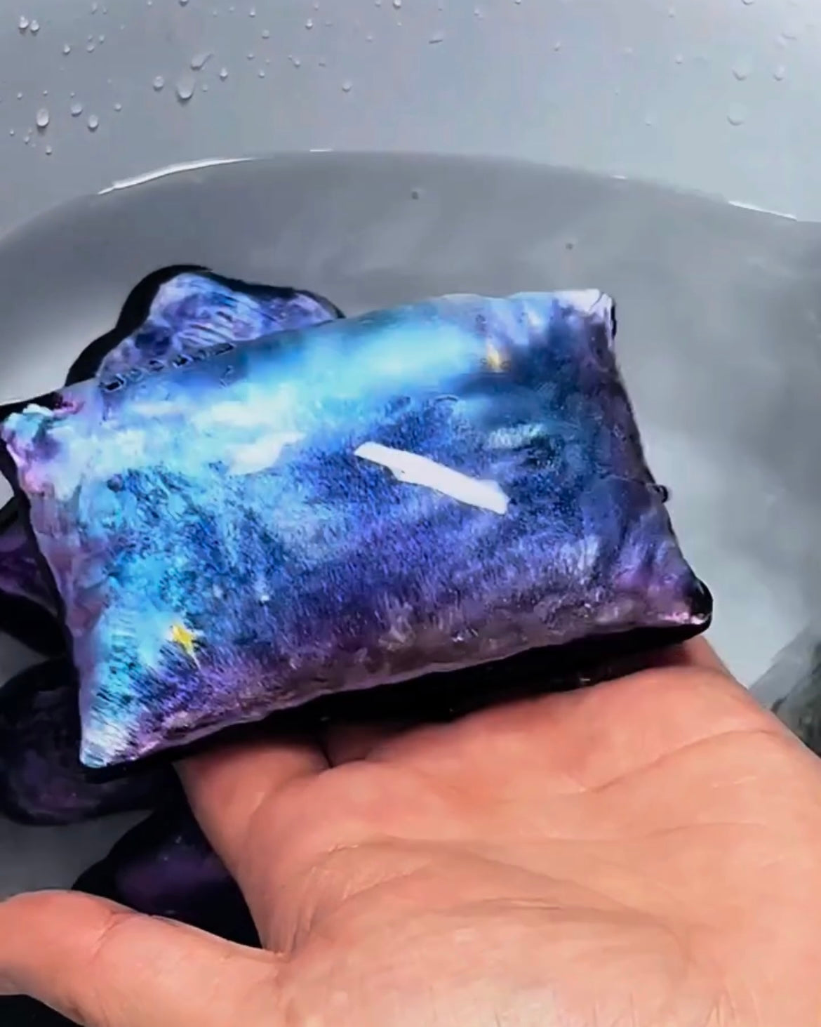 Transparent Cosmos Pillow Squishy Stress Relief Decompression Toy
