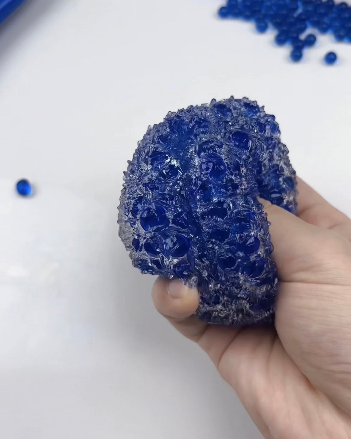 Stress Ball Sapphire Blue Squishy Stress Relief Decompression Toy