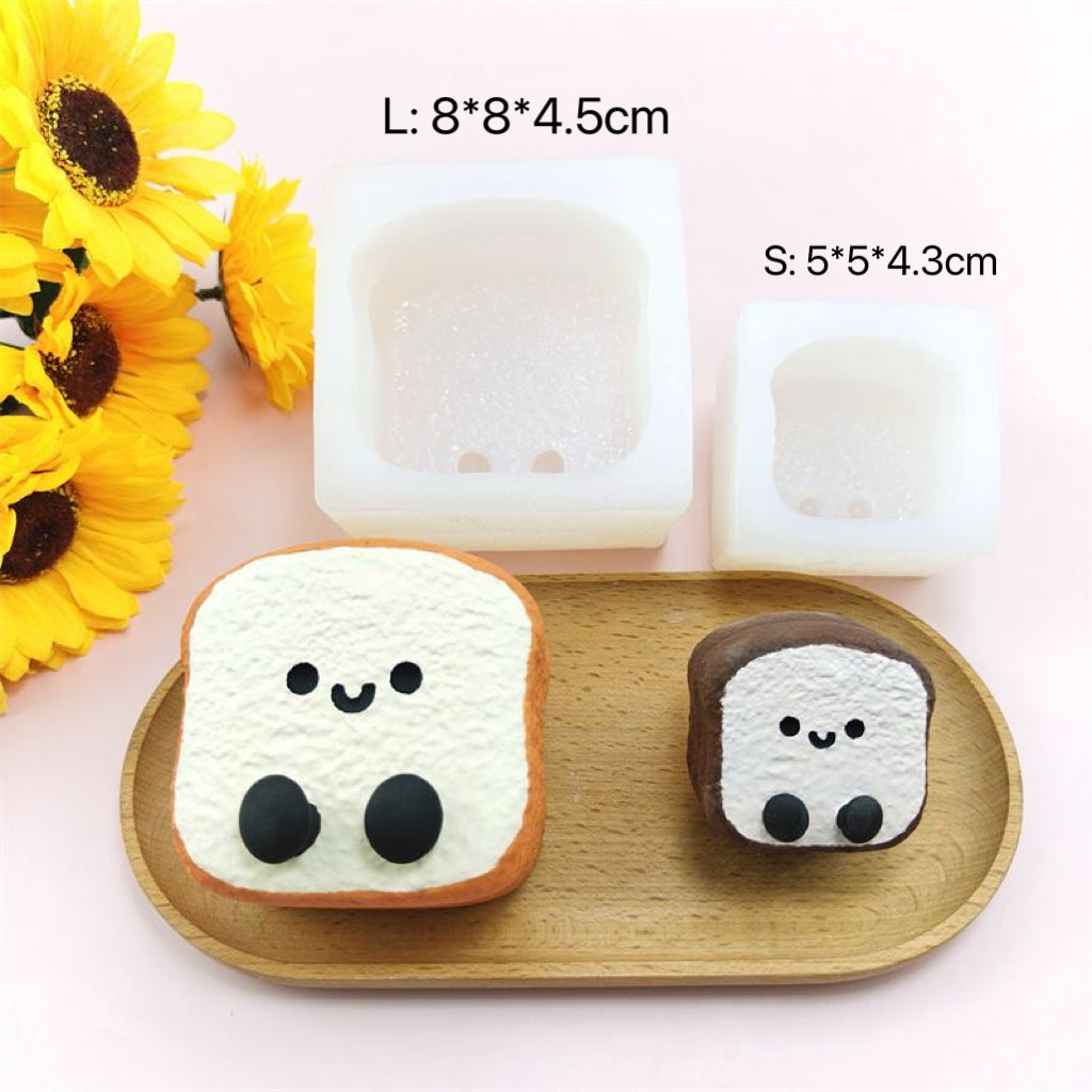 JC Toast Mold Silicone Squishy Mold