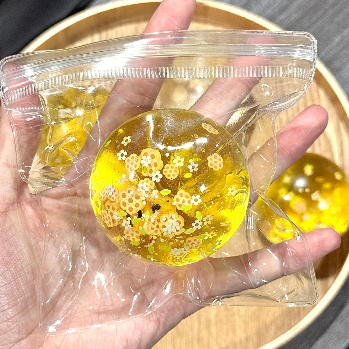 Stress Ball Honey Bee Squishy Stress Relief Decompression Toy
