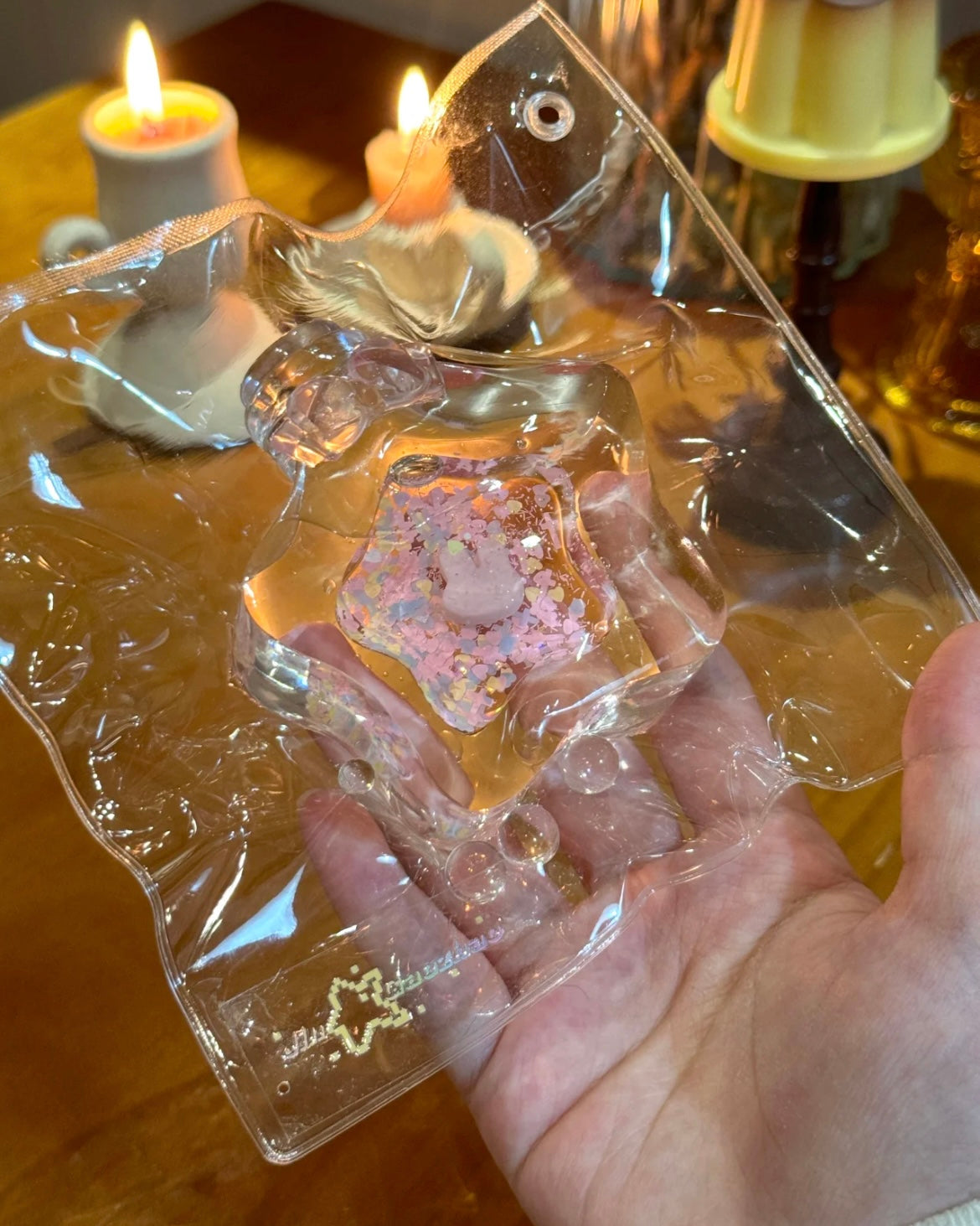 Transparent Wish Bottle Squishy Stress Relief Decompression Toy