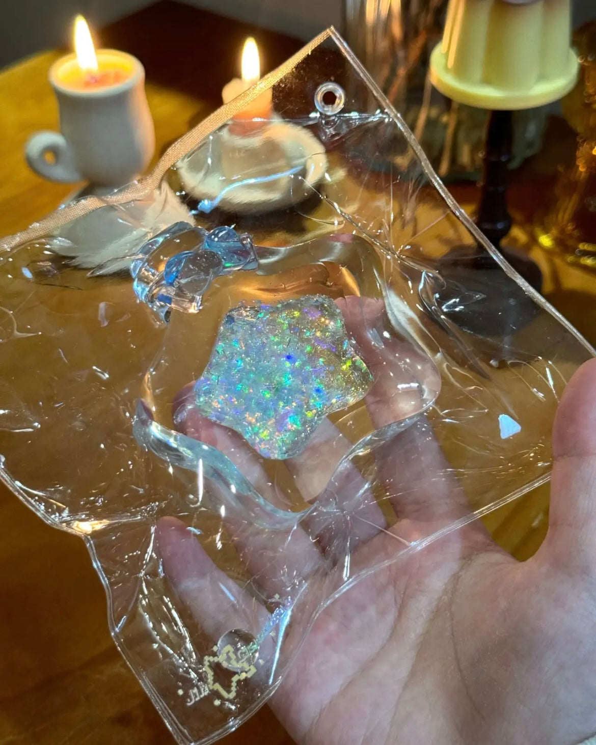 Transparent Wish Bottle Squishy Stress Relief Decompression Toy
