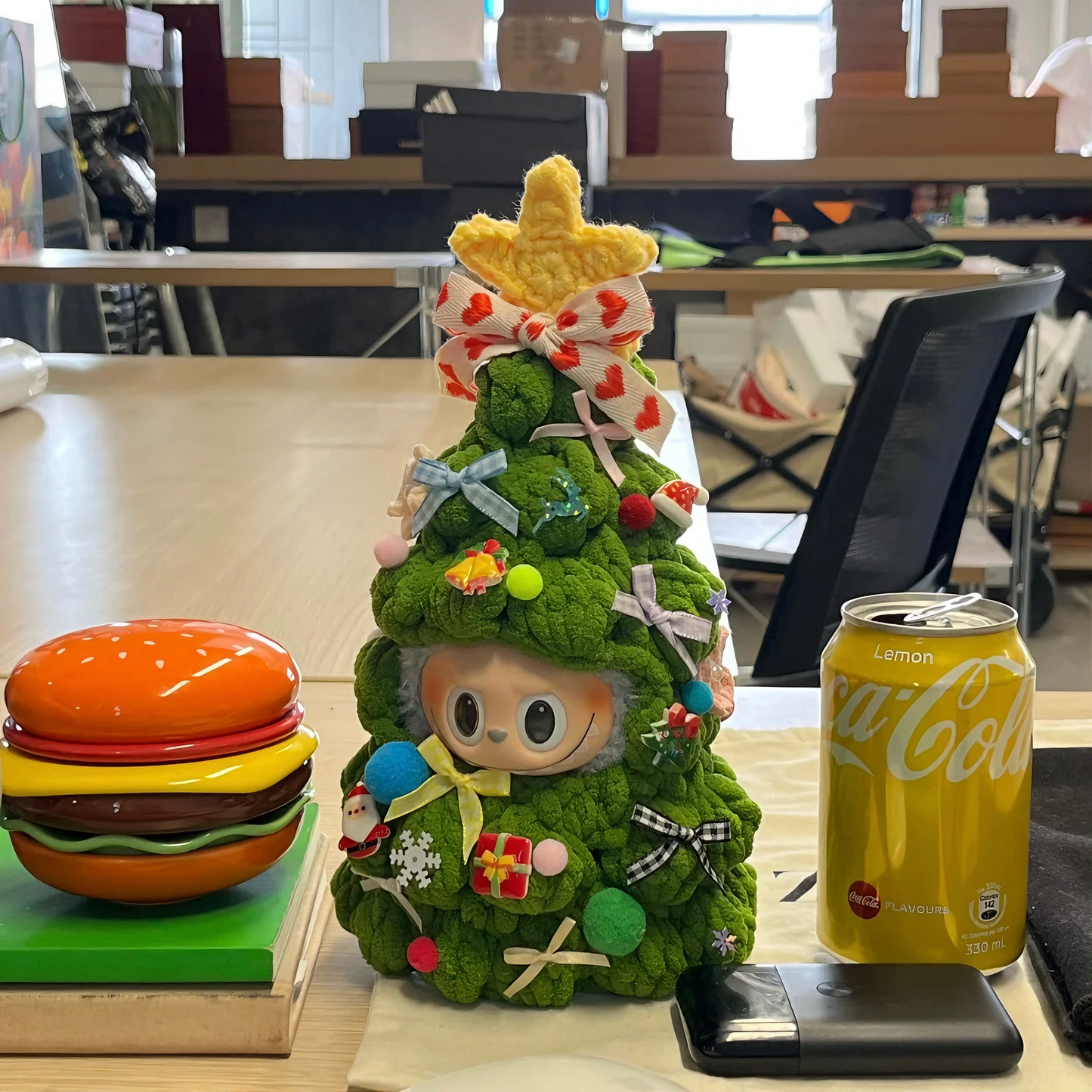 Christmas Tree Decor Labubu Outfit for Labubu Plush Doll