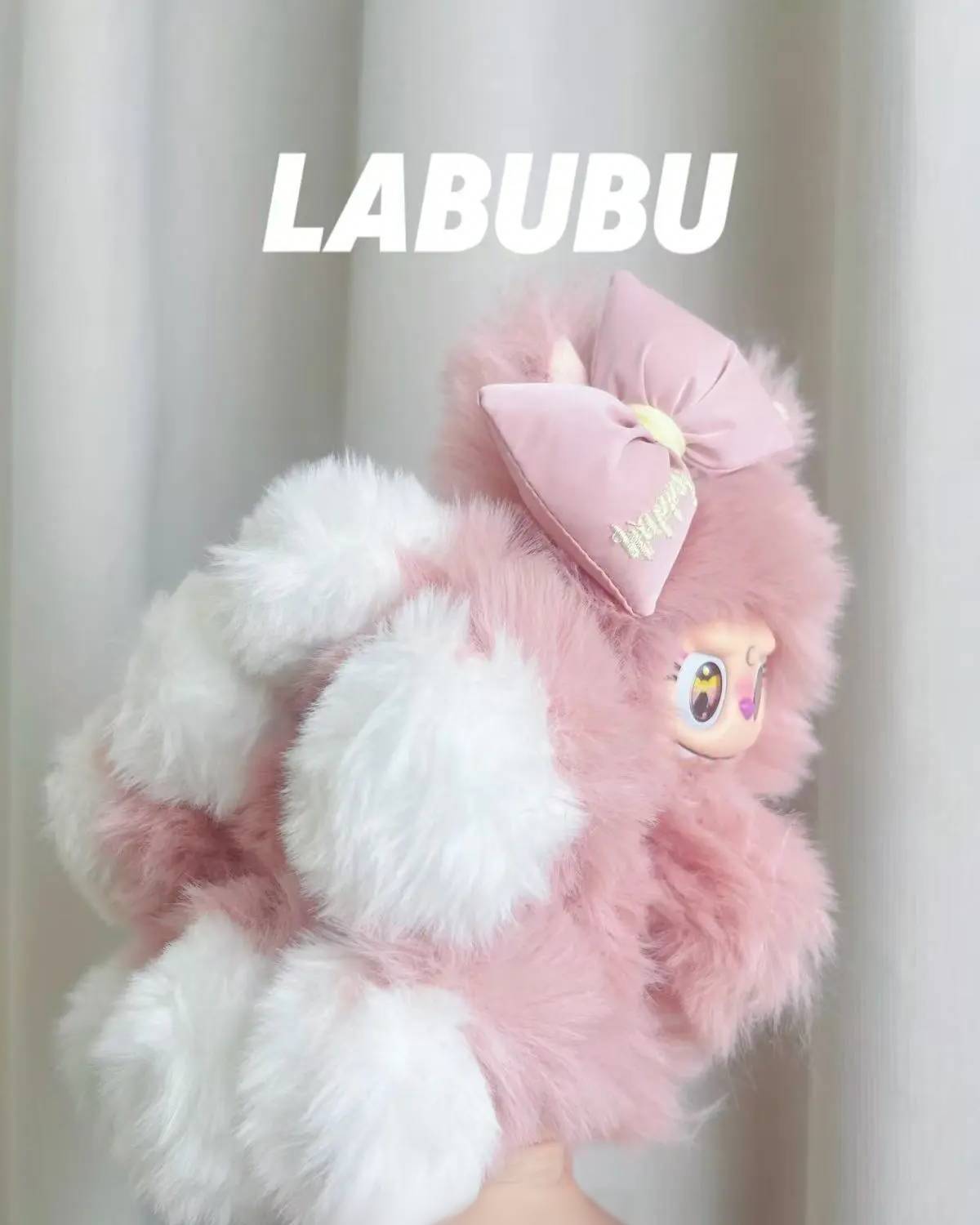 18cm Retrofit Nine-Tails Labubu Plush Toy - Handmade Unique Labubu Custom Design