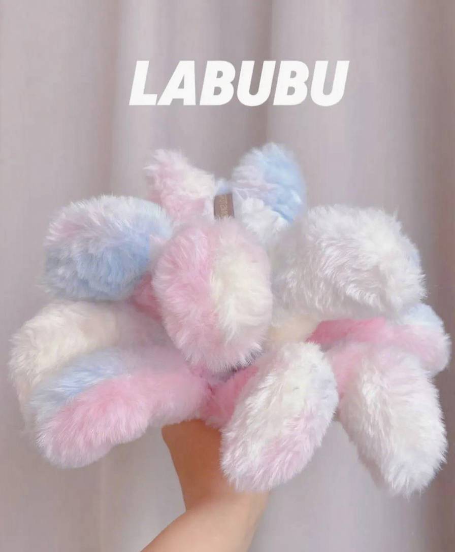 18cm Retrofit Nine-Tails Labubu Plush Toy - Handmade Unique Labubu Custom Design