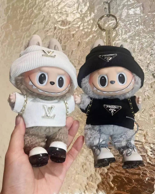 Labubu LV Outfit- Handmade Unique Designs Clothes for Labubu Plush Doll