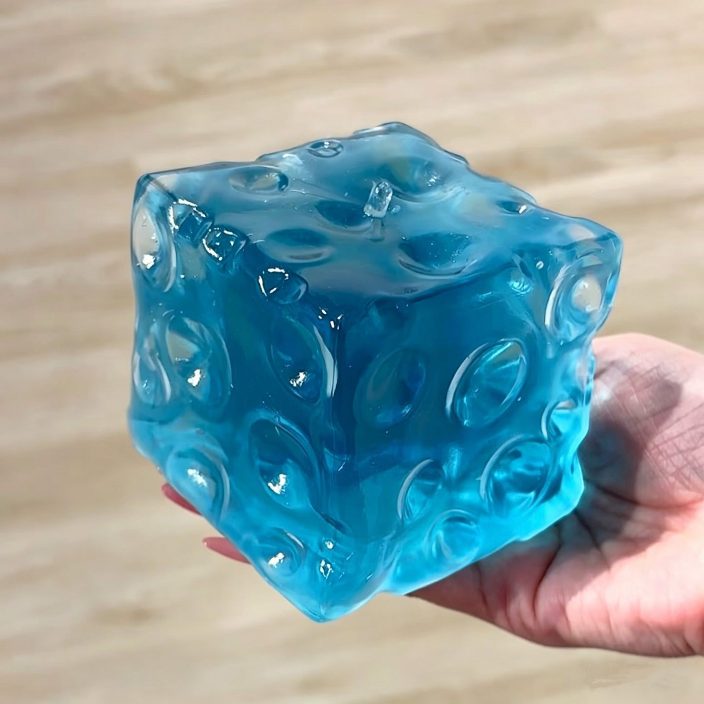 Jumbo Cheese  Vaseline Stress Ball Squishy Stress Relief Decompression Toy