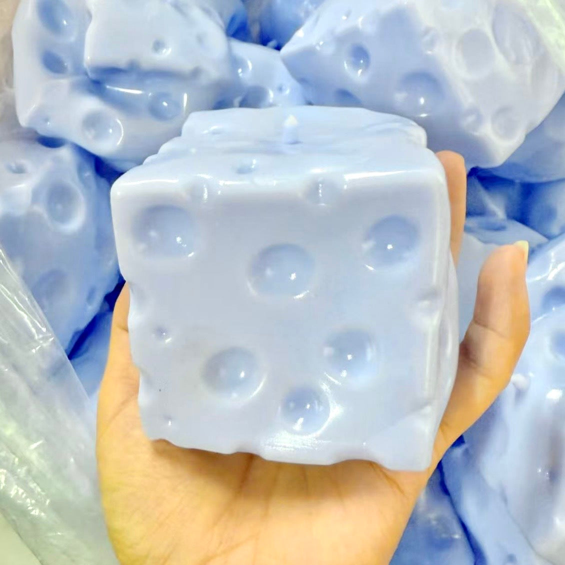 7cm Jumbo Cheese Stress Ball Skin