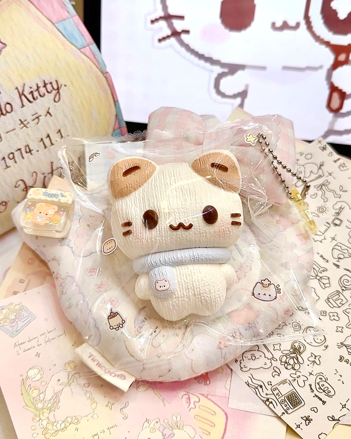 Cat Decompression Scarf Kitty Cat Squishy Stress Relief Decompression Toy – PinkPinkSquishy