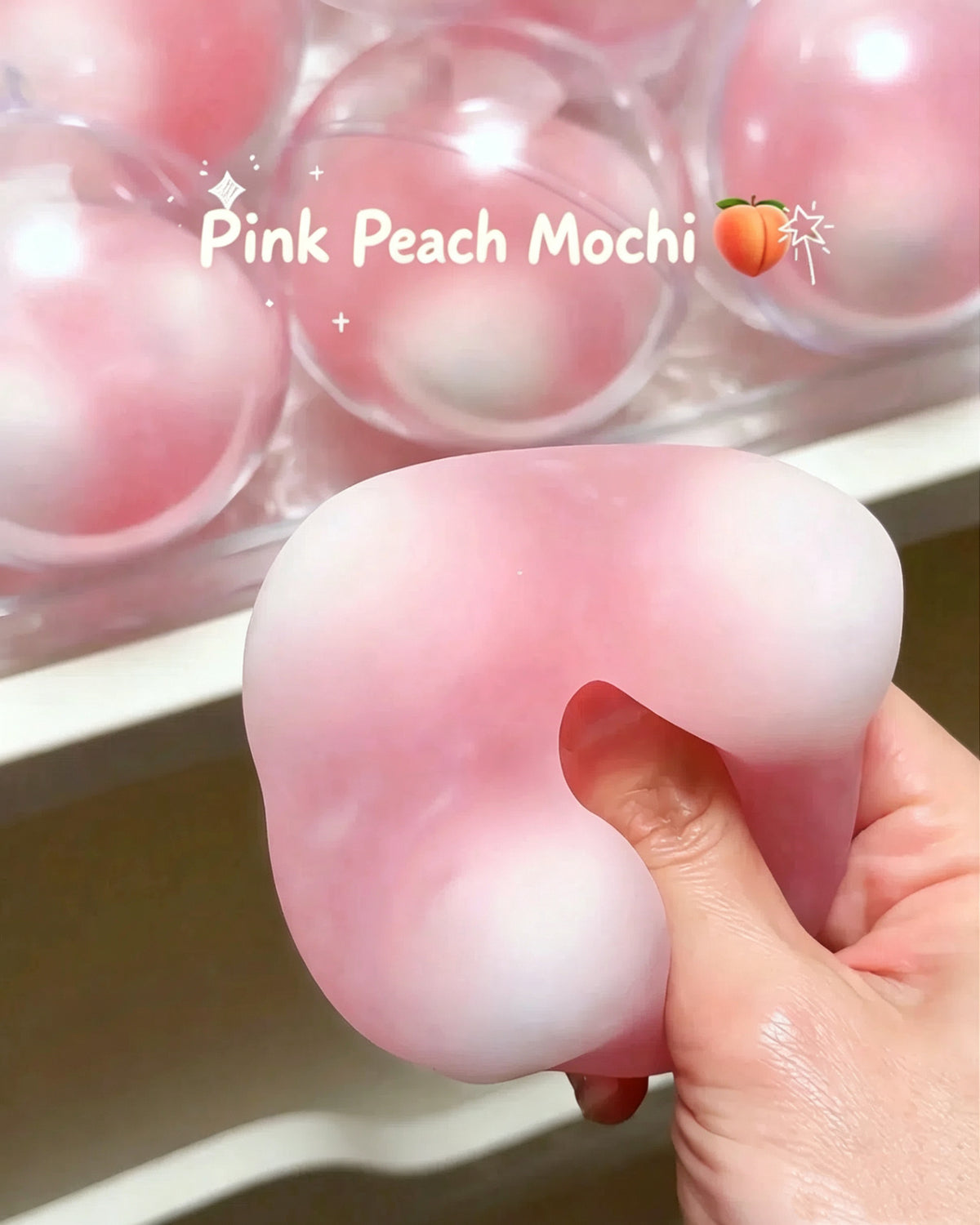 Cracking ball squishy fidget toy - handmade ASMR stress relief toy