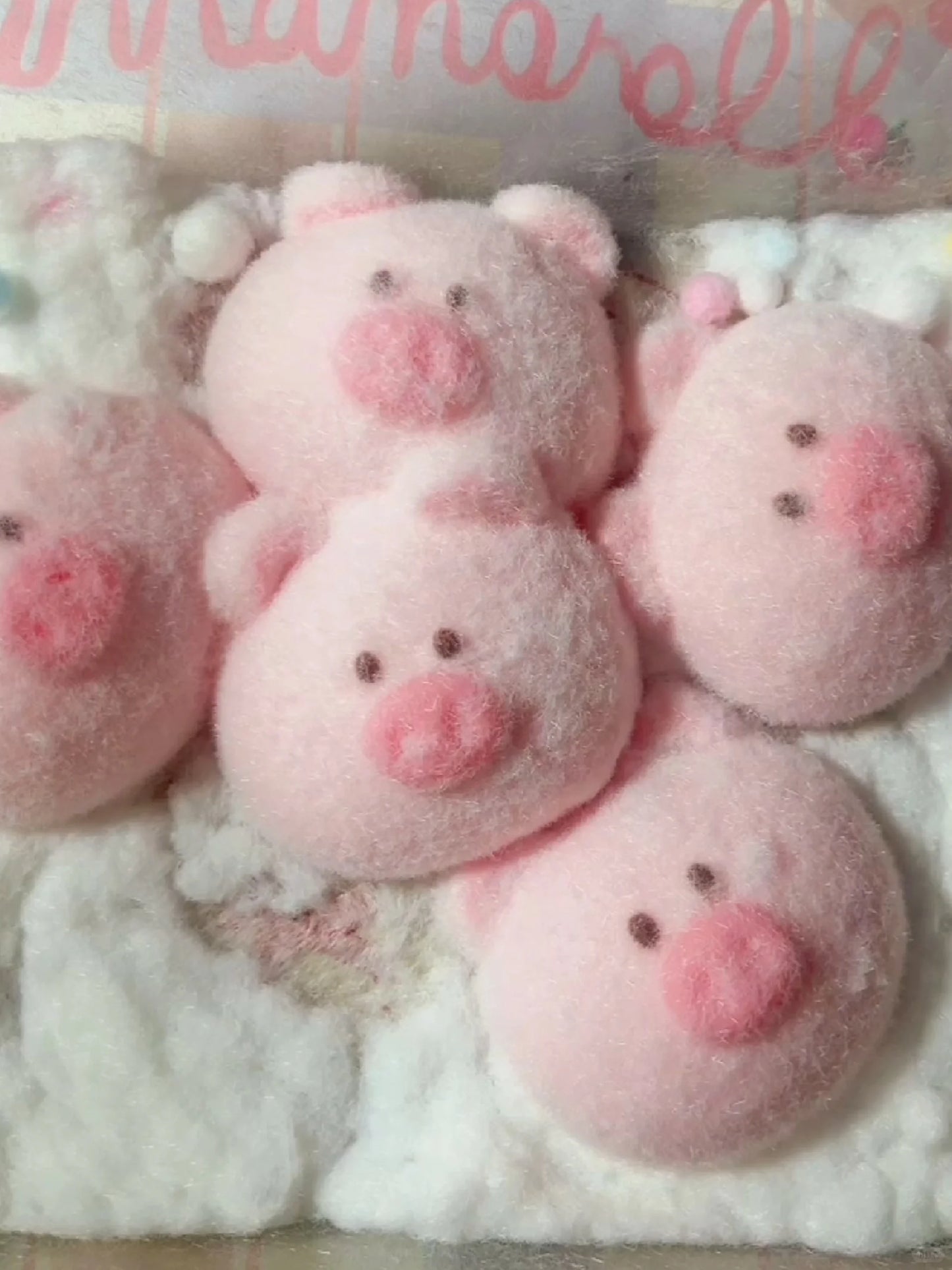 Squishy Piggy Head Stress Relief Decompression Toy w/ Flocking