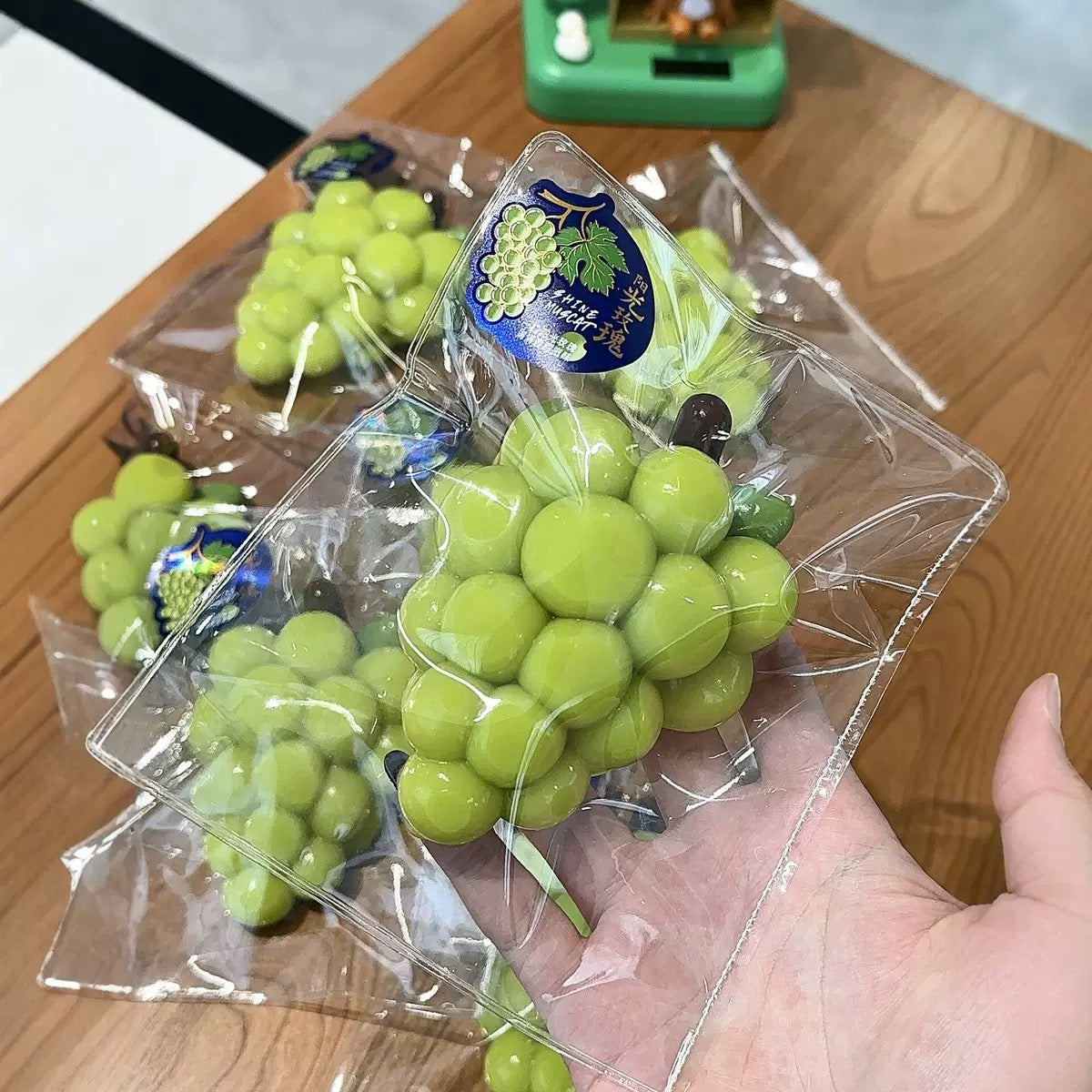 Green Grape Taba Squishy Stress Relief Fidget Toy