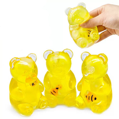 Stress Ball Jelly Bear Squishy Stress Relief Decompression Toy