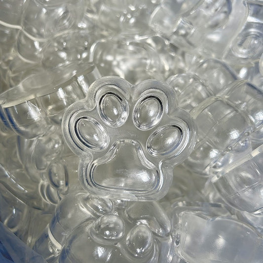 Transparent Cat Paw Stress Ball Skin 5.5cm
