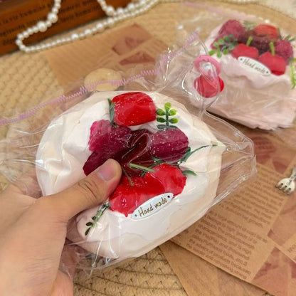 Raspberry Cake Squishy Stress Relief Decompression Toy