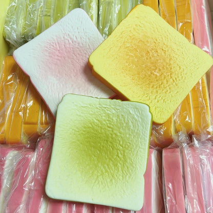 Milky Toast Slice Slow Rising Squishy Stress Relief Decompression Toy