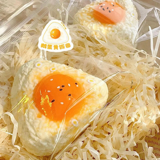 Squishy Egg Onigiri Stress Relief Toy