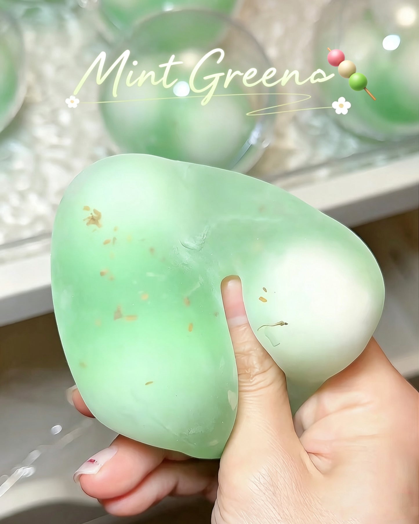 Vaseline Crack Ball Mochi Stress Ball Squishy Stress Relief Decompression Toy
