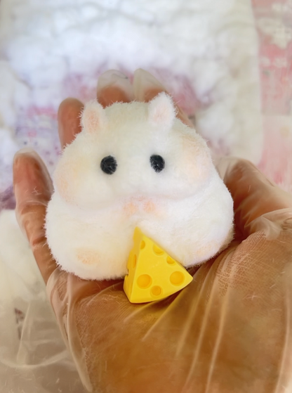 Squishy Hamster Stress Relief Toy with Flocking