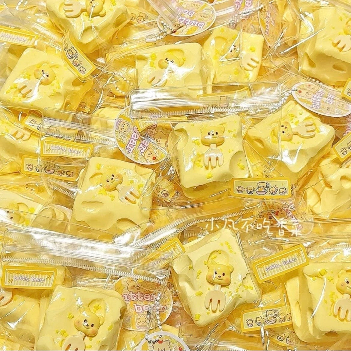 Cheese Cube Squishy Stress Relief Decompression Toy