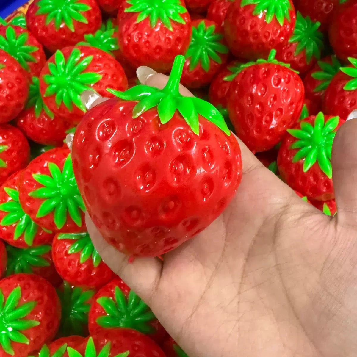 Strawberry Blacks Stress Ball Squishy Stress Relief Decompression Toy