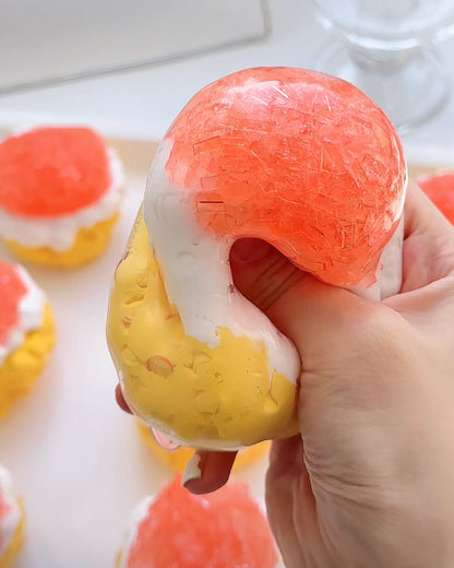 Mango Pomelo Sago Stress Ball Squishy Stress Relief Decompression Toy