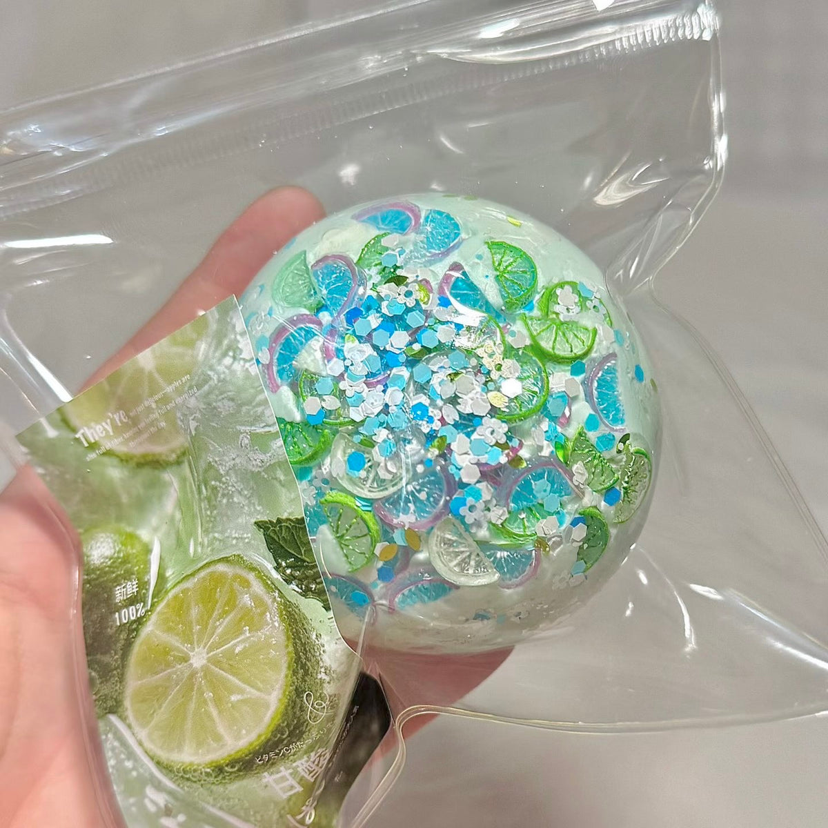Crunchy Floral Stress Ball Squishy Toy