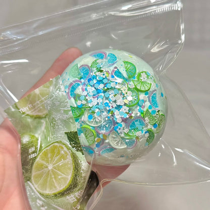 Crunchy Floral Stress Ball Squishy Toy