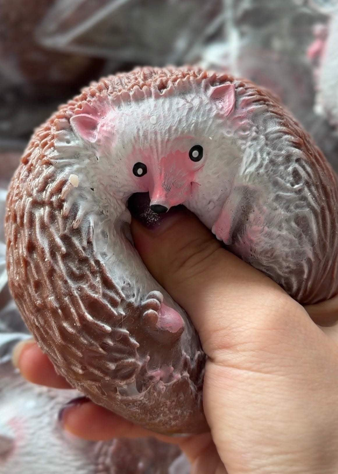 Hedgehog Stress Ball Squishy Stress Relief Decompression Toy