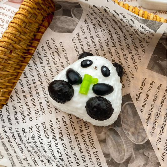 Bamboo Panda Riceball Squishy Stress Relief Decompression Toy