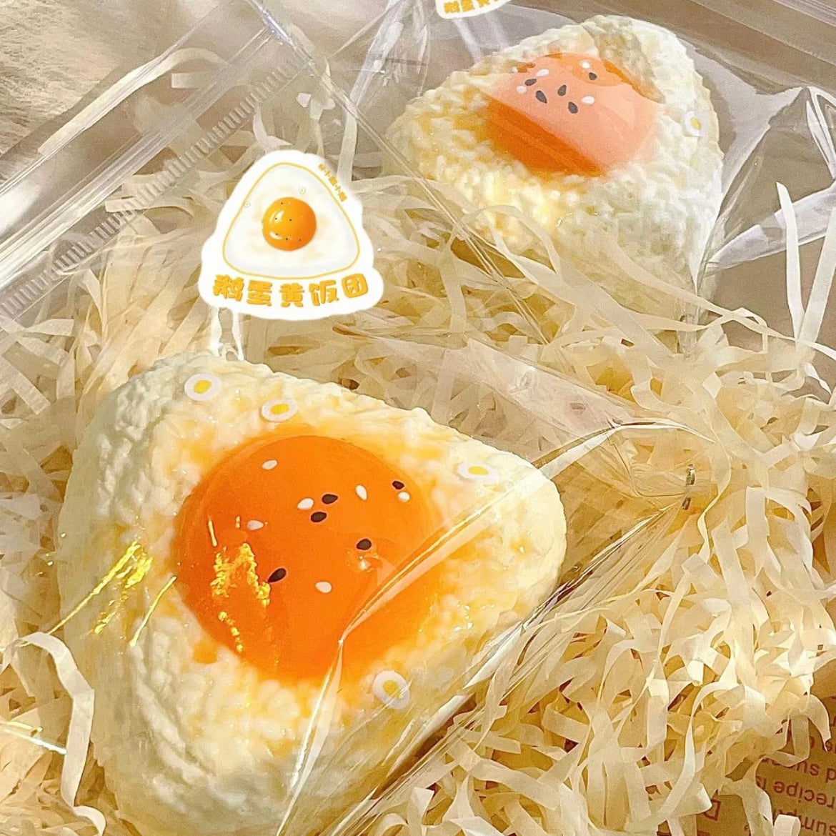 Squishy Egg Onigiri Stress Relief Toy