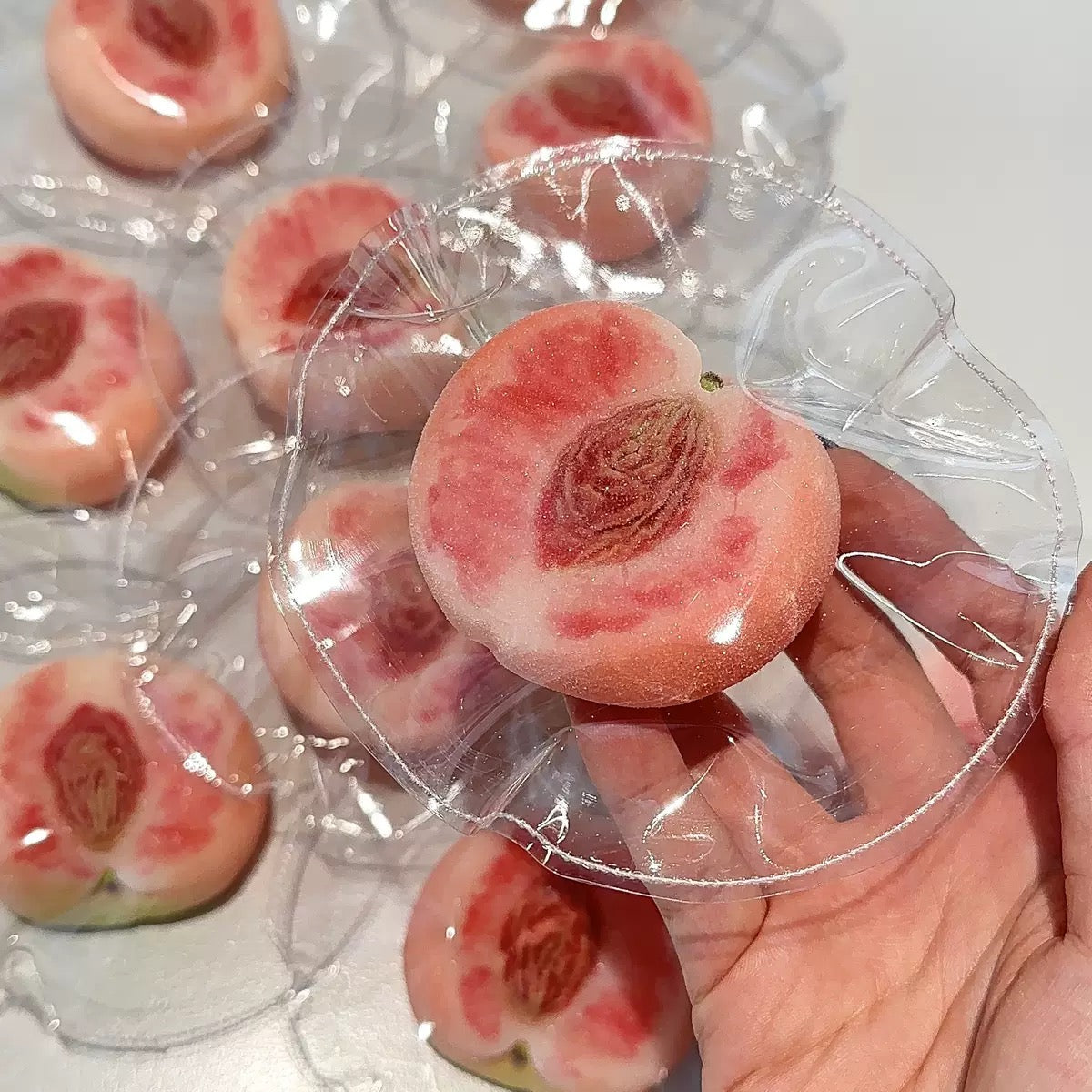 Peach Taba Squishy Stress Relief Fidget Toy