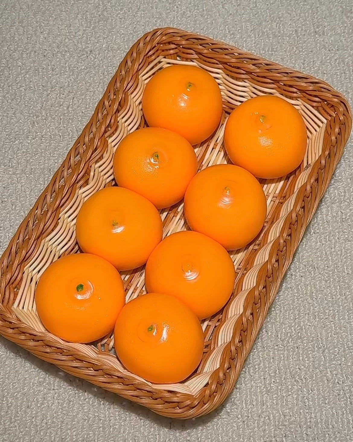 🍊 Orange Stress Ball Squishy Stress Relief Decompression Toy