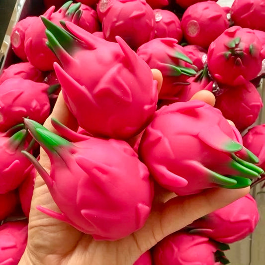 Dragon Fruit Blacks Stress Ball Squishy Stress Relief Decompression Toy
