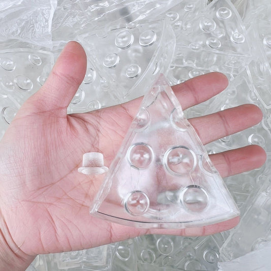 Transparent Cheese Stress Ball Skin