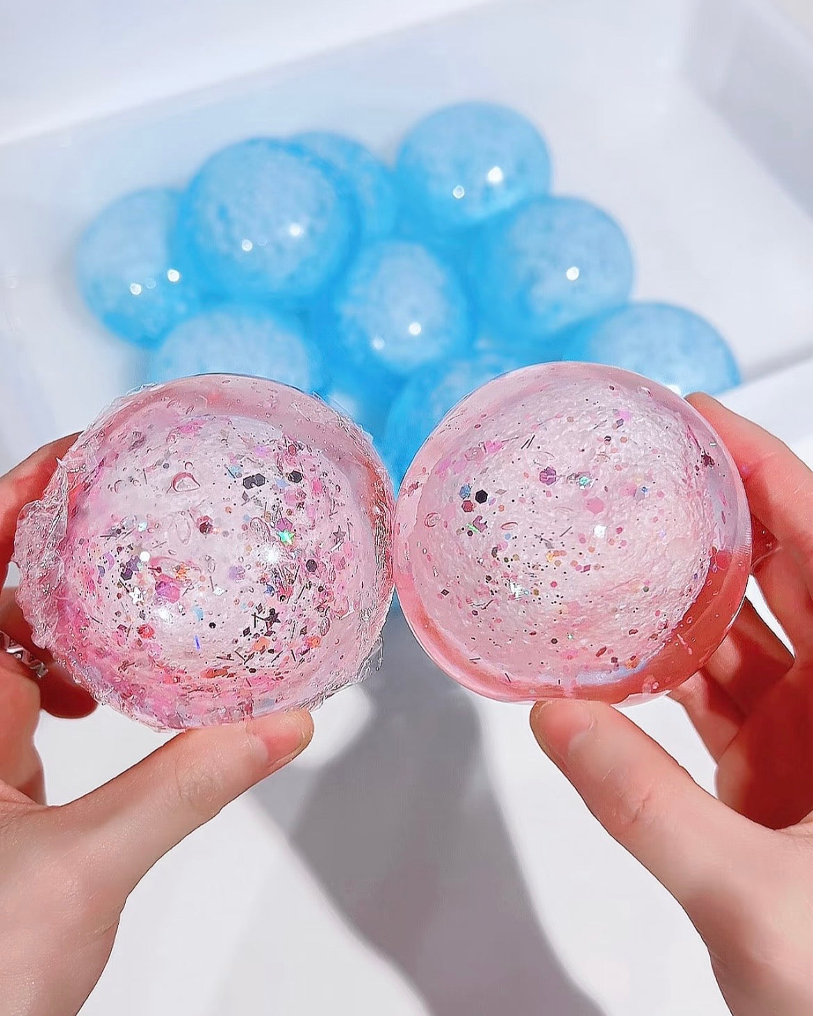 Maltose Snow Ball Stress Ball Squishy Stress Relief Decompression Toy