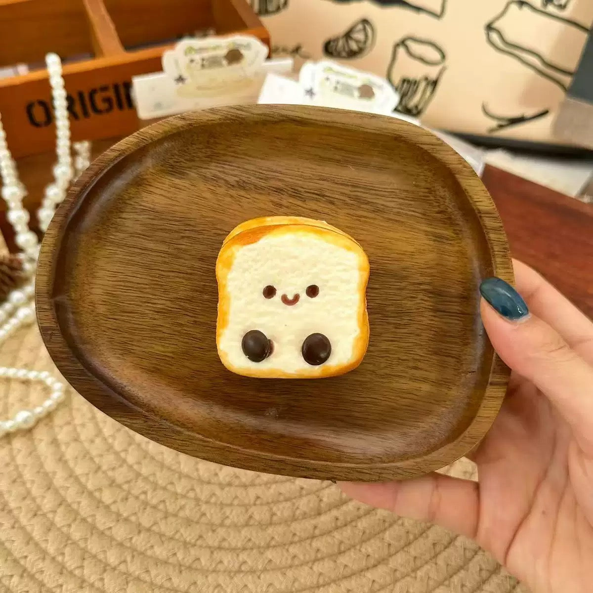 JC Toast Squishy Stress Relief Decompression Toy