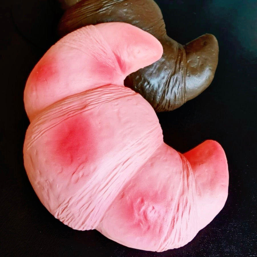 Slow Rising Squishy Croissant Stress Relief Decompression Toy