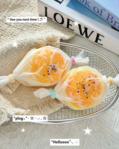 Cracking Sesame Egg Stress Ball Squishy Stress Relief Fidget Toy