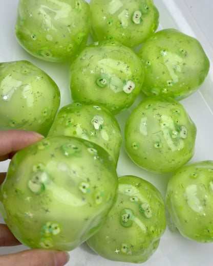 Apple Cracking Ball Stress Ball Squishy Stress Relief Fidget Toy