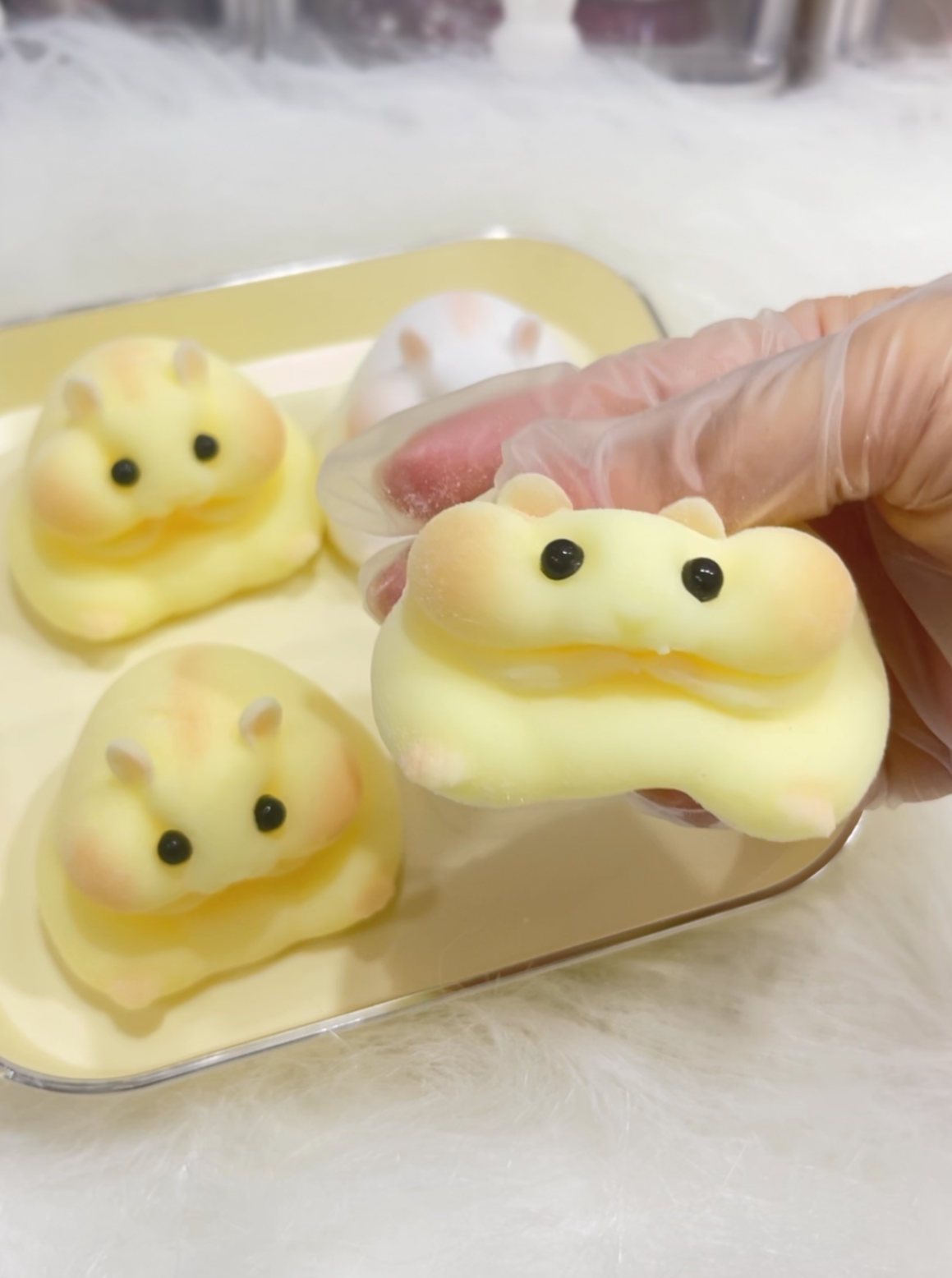 Squishy Hamster Stress Relief Toy with Starches