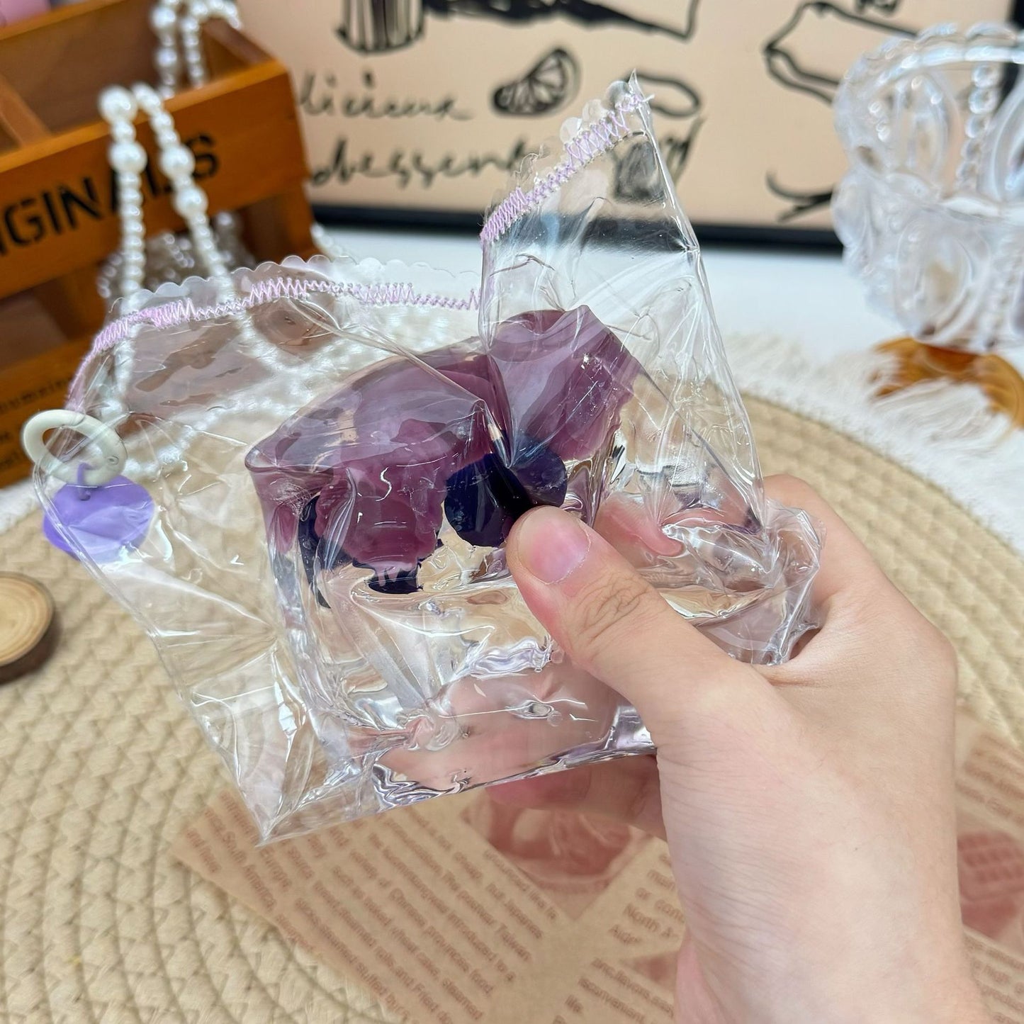 Raspberry Pudding Squishy Stress Relief Decompression Toy