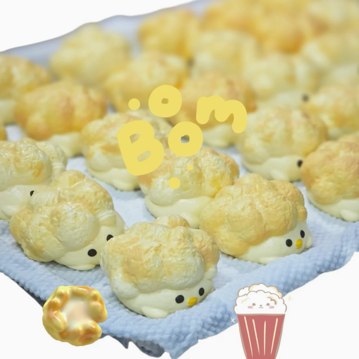 Popcorn Relief Chicken Popcorn Squishy Stress Relief Decompression Toy – PinkPinkSquishy