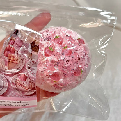 Crunchy Floral Stress Ball Squishy Snow