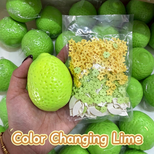 Color Changing Lime Stress Ball Squishy Stress Relief Decompression Toy (Copy)