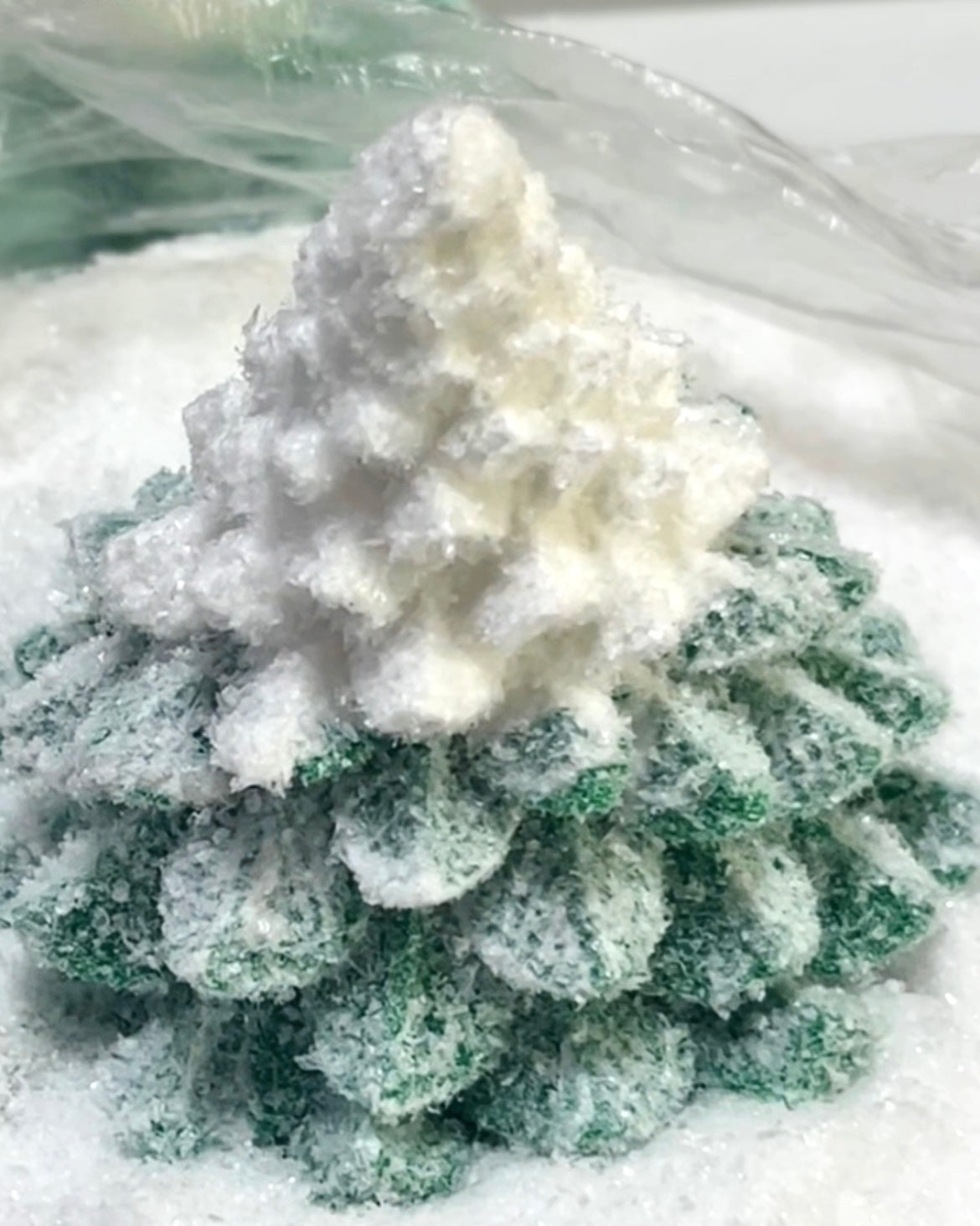 Christmas Tree Squishy Stress Relief Decompression Toy with Coconut Flakes