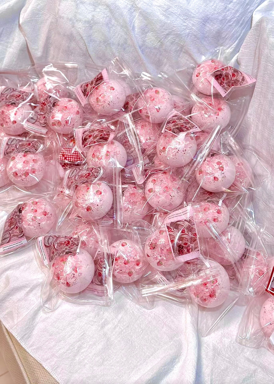 Crunchy Floral Stress Ball Squishy Snow
