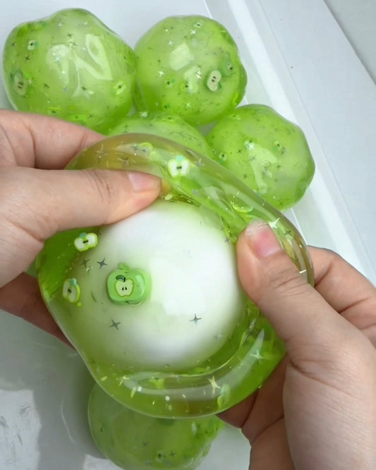 Apple Cracking Ball Stress Ball Squishy Stress Relief Decompression Toy