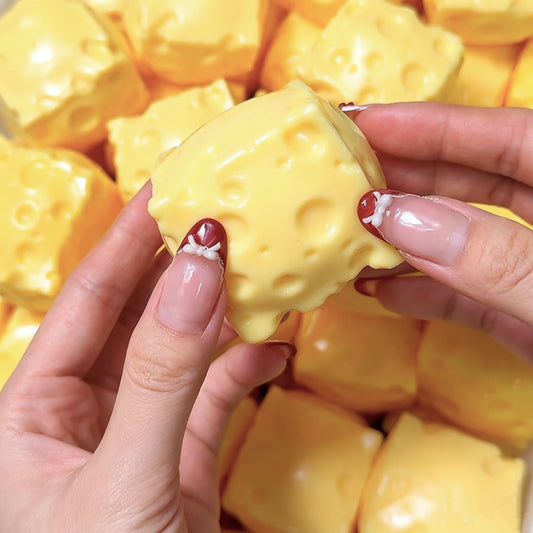Mini Blocks Cheese Stress Ball Squishy Stress Relief Decompression Toy