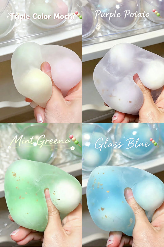 Vaseline Crack Ball Mochi Stress Ball Squishy Stress Relief Decompression Toy